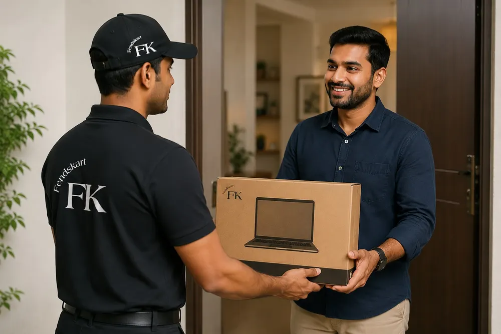 IT equipment ready for rental delivery