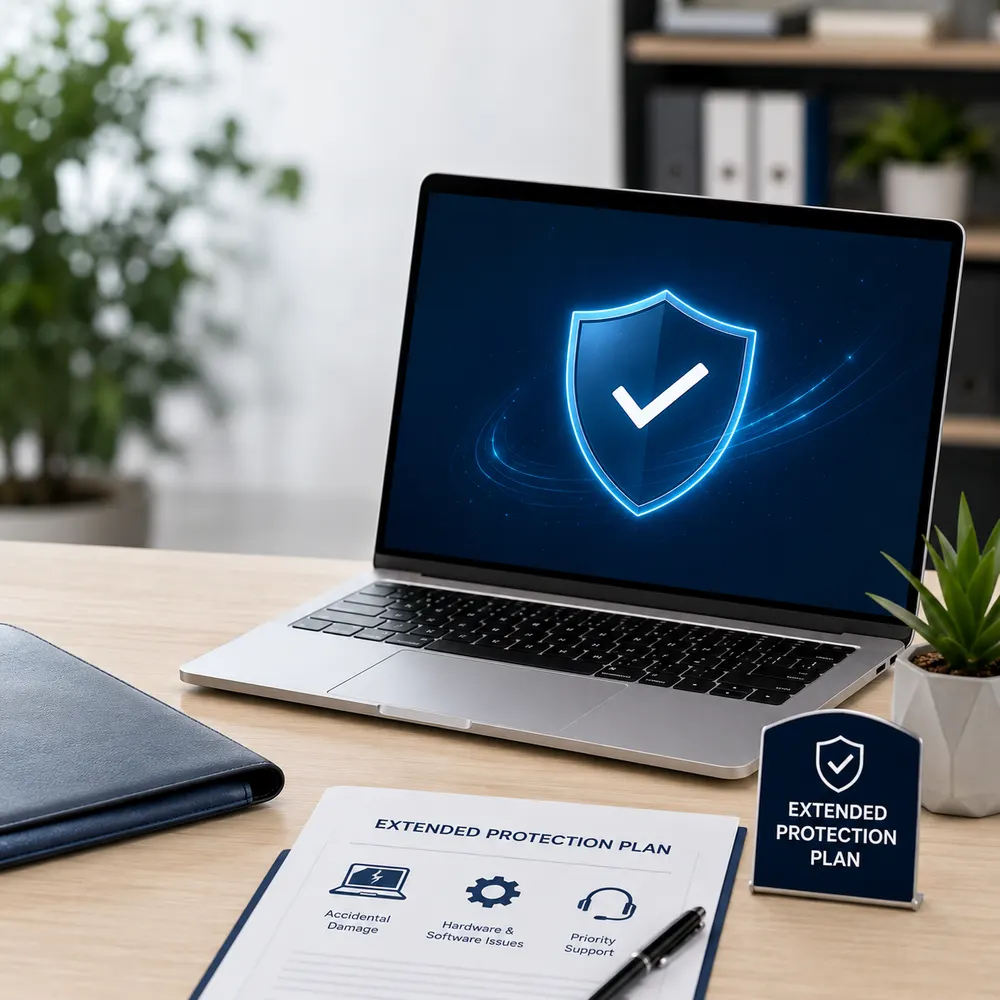 Extended protection plan covering accidental damage and support