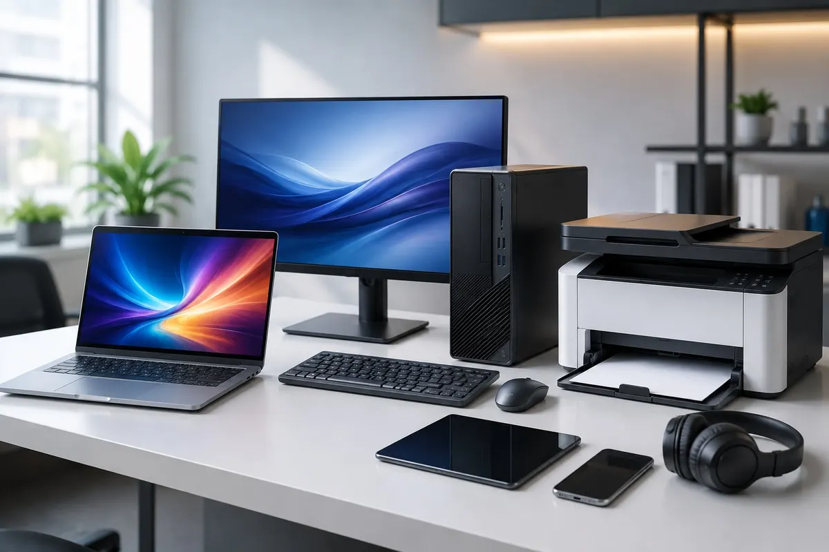 Laptops and desktops on display at FENDSKART